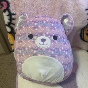 Squishmallows Pink and Silver Stuffed Animal